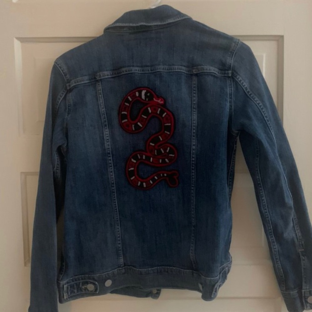 Custom embroidered vintage Levi jacket